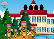 Happy School Kids Escape